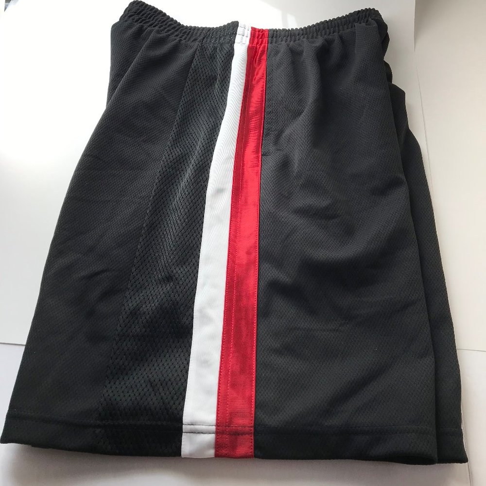 Starter Men's Shorts Vintage Sport Drawstring In Black, Red, White lined Color